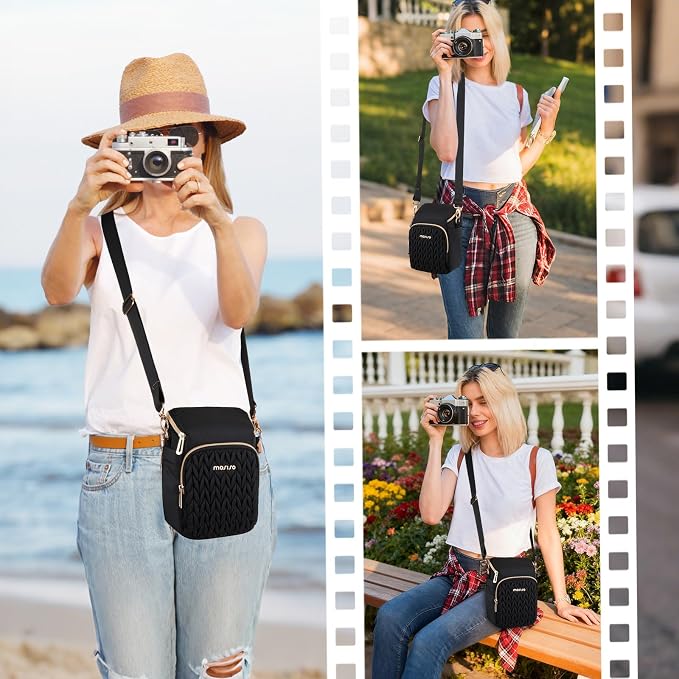 MOSISO Camera Bag, Small Dual Access Crossbody Shoulder Bag - Image 7