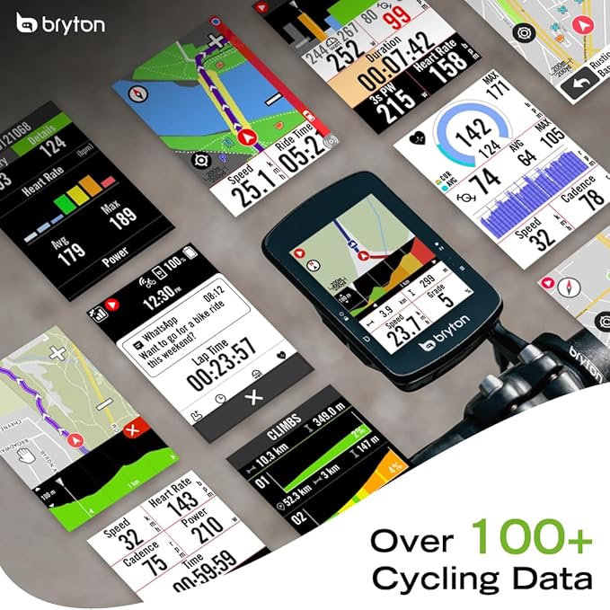 Bryton Rider S510 Sensor Bundle 2.8 Inch Color LCD Touchscreen GPS Bike/Cycling - Image 6