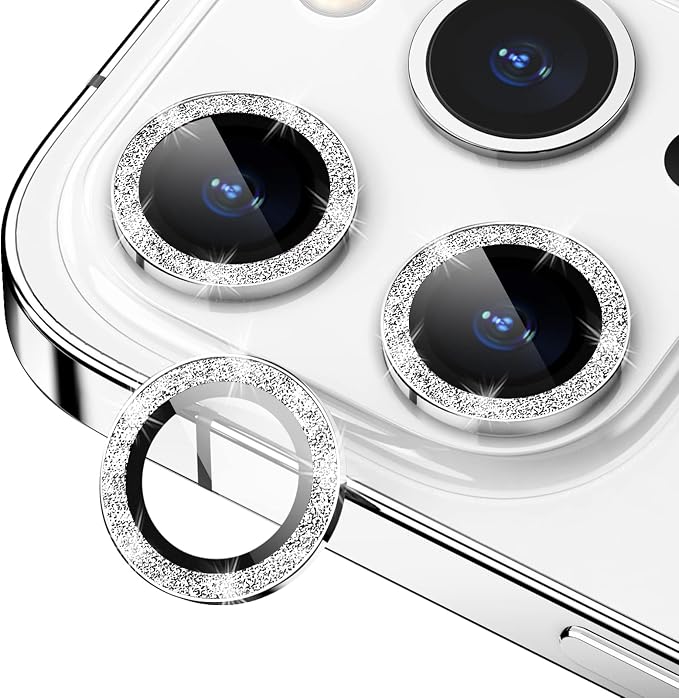 for iPhone 14 Pro/14 Pro Max Camera Lens Protector Bling, 9H Hardness by Xfilm