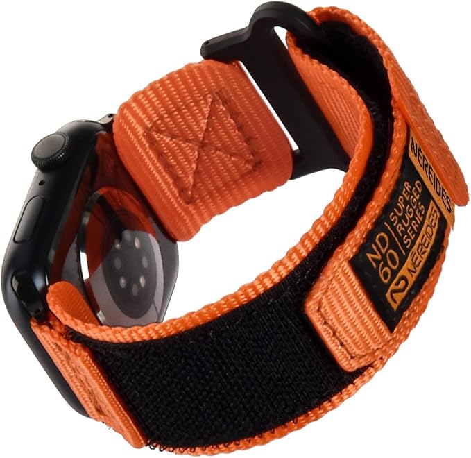 Nereides Compatible with Apple Watch Band Ultra 3/2/1, Nylon Sports Strap with by NEREIDES