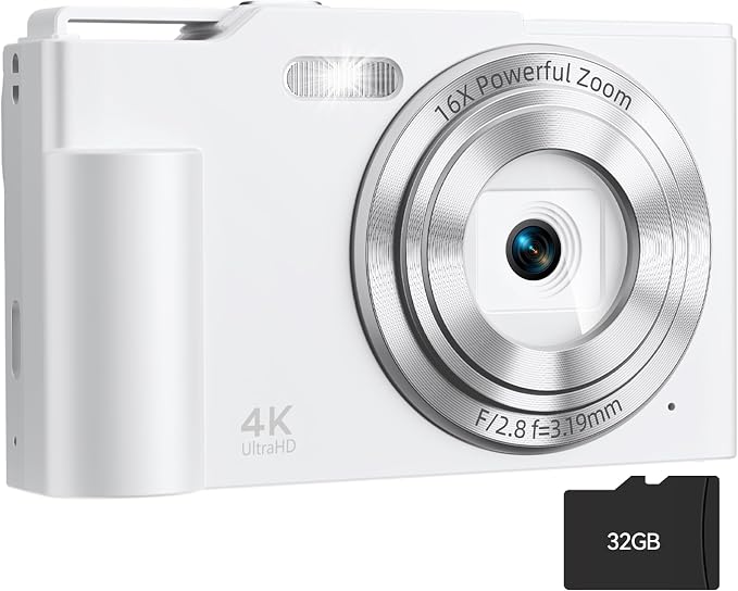 Digital Camera, FHD 4K Digital Point and Shoot Camera by Unknown