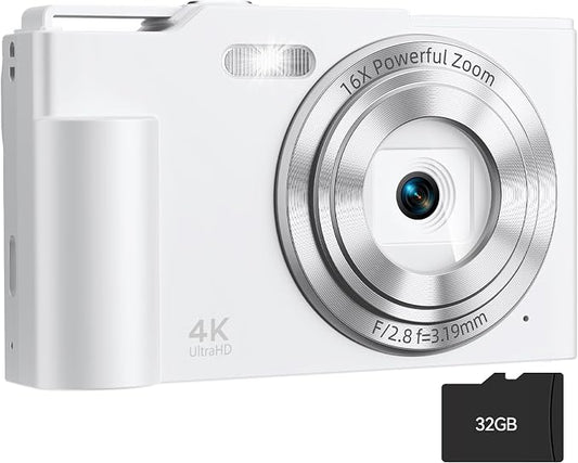 Digital Camera, FHD 4K Digital Point and Shoot Camera by Unknown