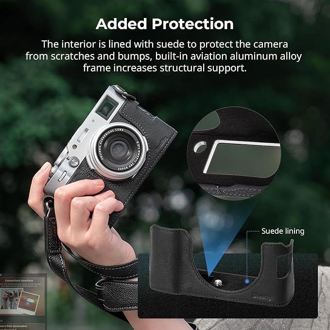 SmallRig X100VI Half Leather Case Kit - Image 4
