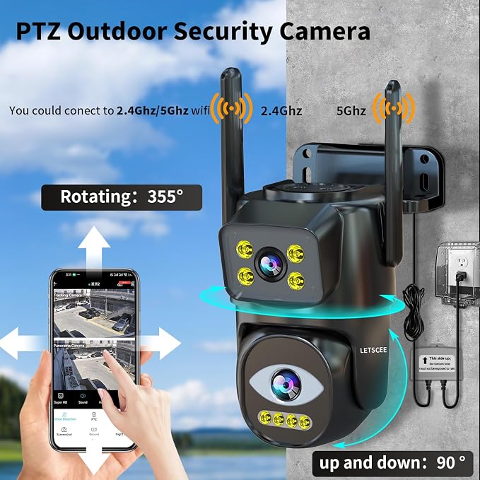 Security Cameras Outdoor Wifi, 5G/2.4G Cameras - Image 3