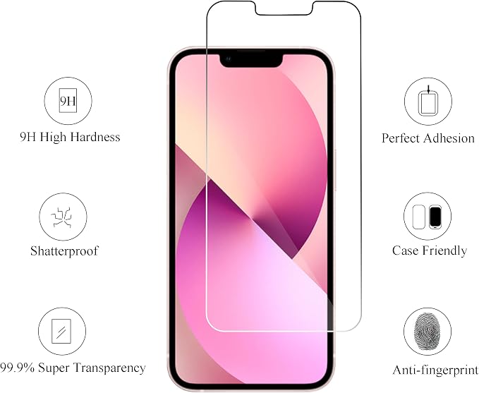 Ailun 2 Pack Screen Protector for iPhone 13 - Image 2