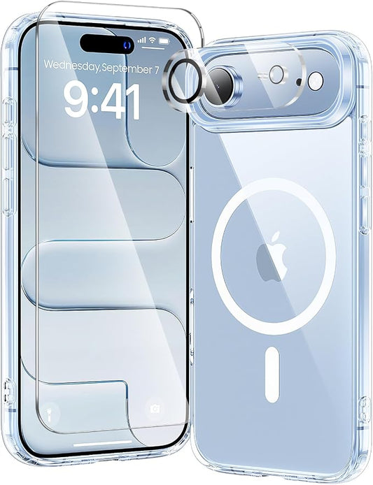 toushion 3 in 1 for iPhone Air Case Clear, Fits MagSafe, Not Yellowing by Unknown