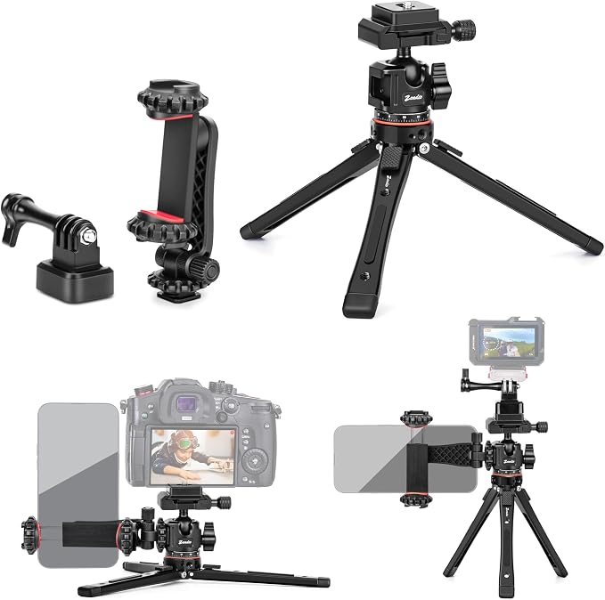 Zeadio 3-in-1 Heavy Duty Metal Tripod by Zeadio