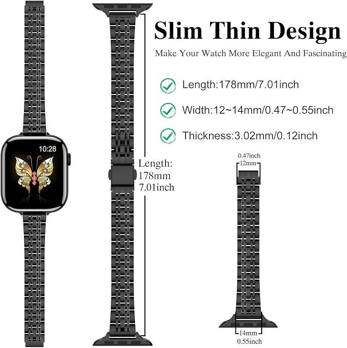 MioHHR Slim Metal Band Compatible - Image 3