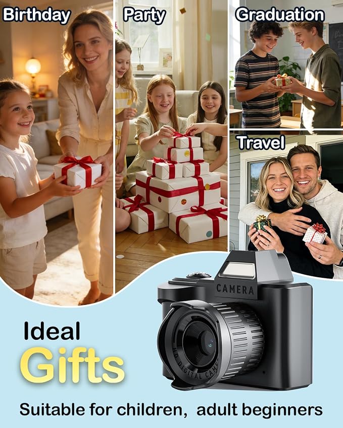 Mini Digital Camera, 1080P Portable Camera - Image 7