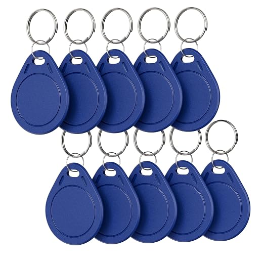 10pcs T5577 RFID Keyfobs 125kHz Writable T5577 Key Tags Proximity ID Card Token by BABIQT