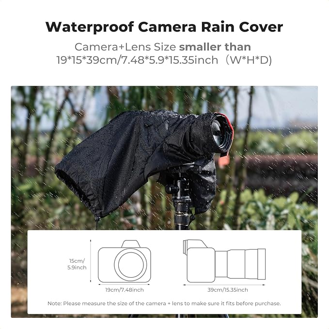 K&F Concept Camera Rain Cover, Waterproof Camera Cover - Image 2