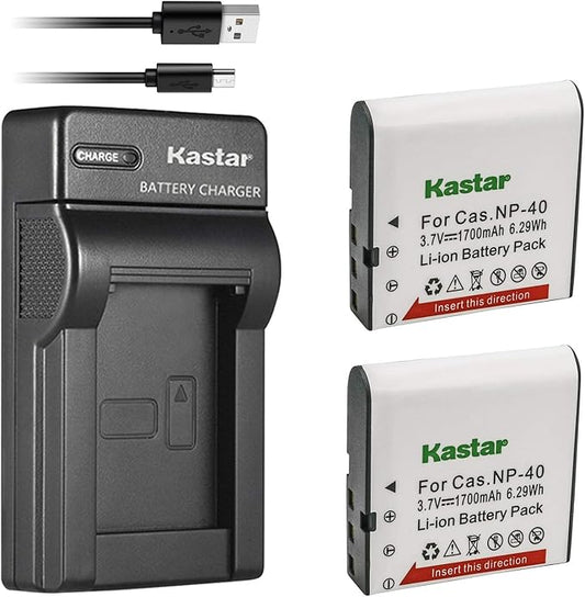 Kastar Battery & Slim USB Charger by Kastar