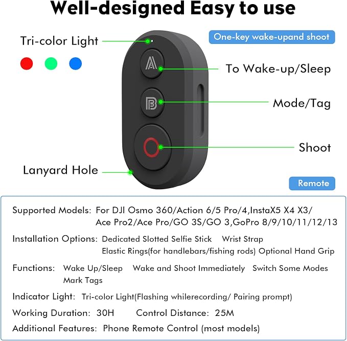 YDW Bluetooth Remote Controller Compatible - Image 5