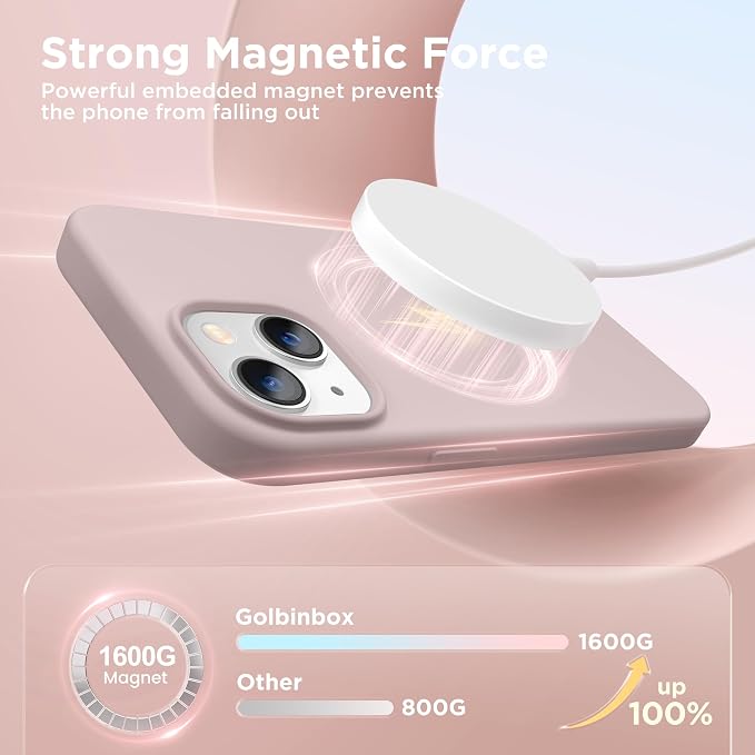 GolbinBox Magnetic for iPhone 13 Case & iPhone 14 Case, Compatible - Image 3