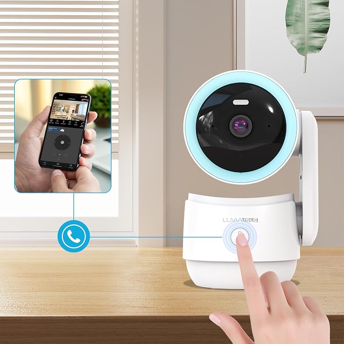 Indoor PTZ Security Camera, 2K 3MP Pan-Tilt - Image 8