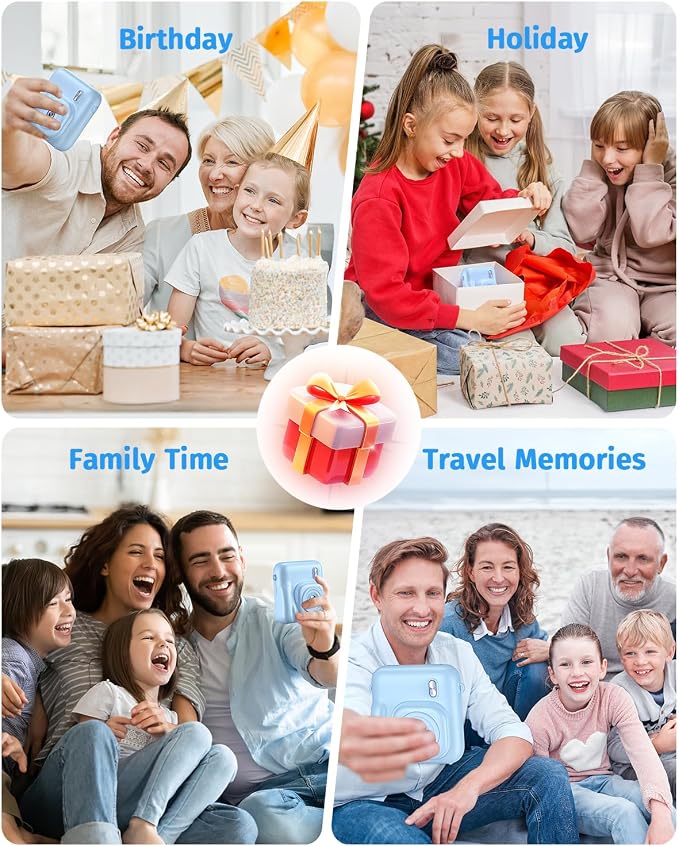 Instant Camera, Dual-Lens Kids Camera Instant Print - Image 7