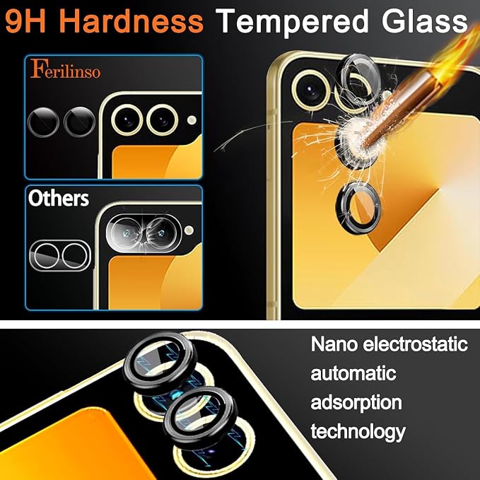 Ferilinso Screen Protector for Samsung Galaxy Z Flip 6 / Z Flip 7 FE - Image 7