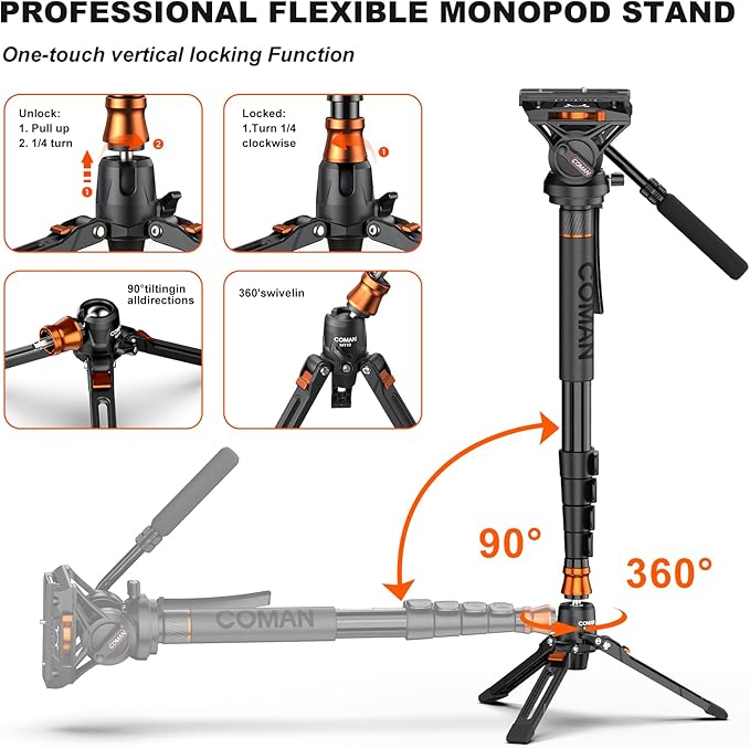 Professional Camera Monopod - Image 4