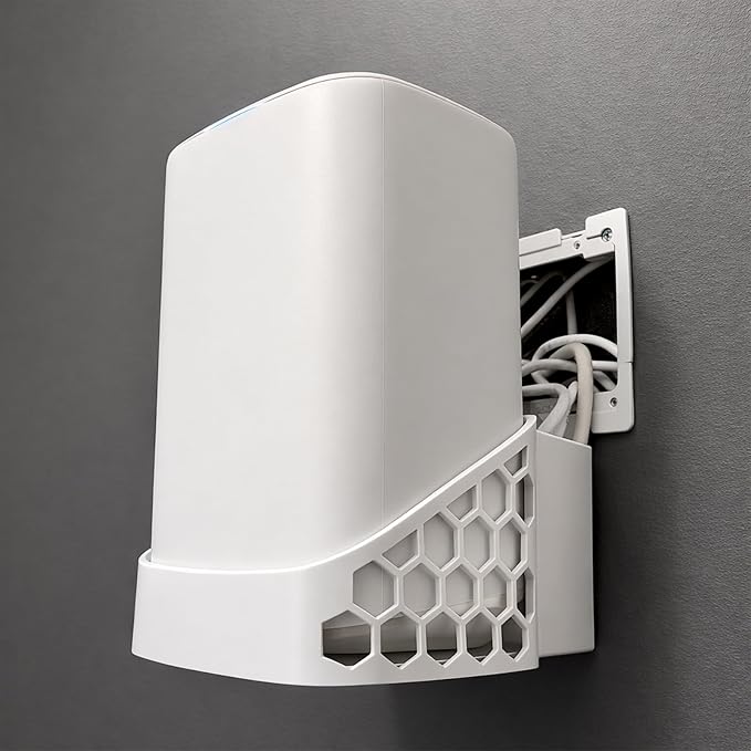 Modem Wall Mount Fit for Xfinity Comcast XB8 Router WiFi – White Wall Mount - Image 7