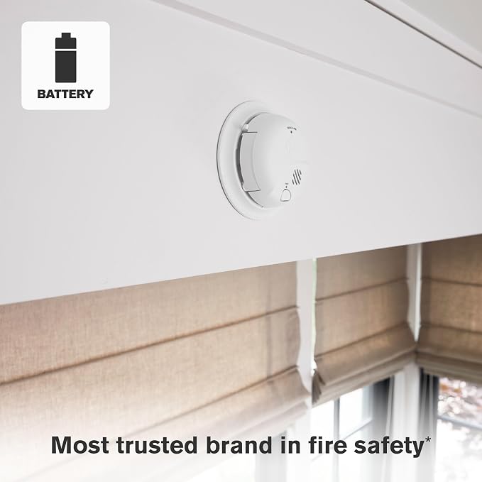 First Alert Smoke Alarm, Battery-Operated Detector - Image 4