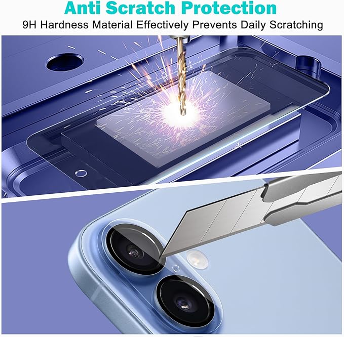 PEHAEL 3+3 Pack for iPhone 17 Privacy Screen Protector - Image 6