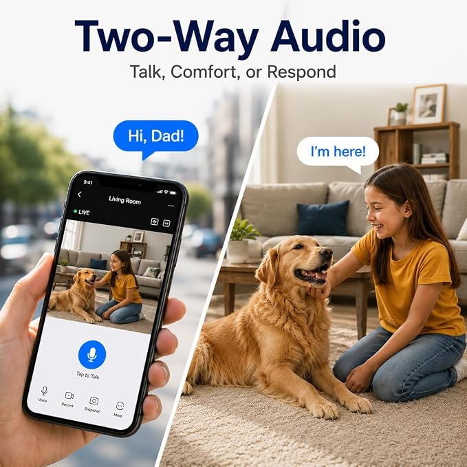 Cameras for Home Security, 3MP Indoor Camera - Image 5
