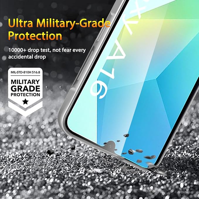 QsmQam 3 Pack Screen Protector for Samsung Galaxy A16 4G/5G + 3 Pack Camera - Image 5