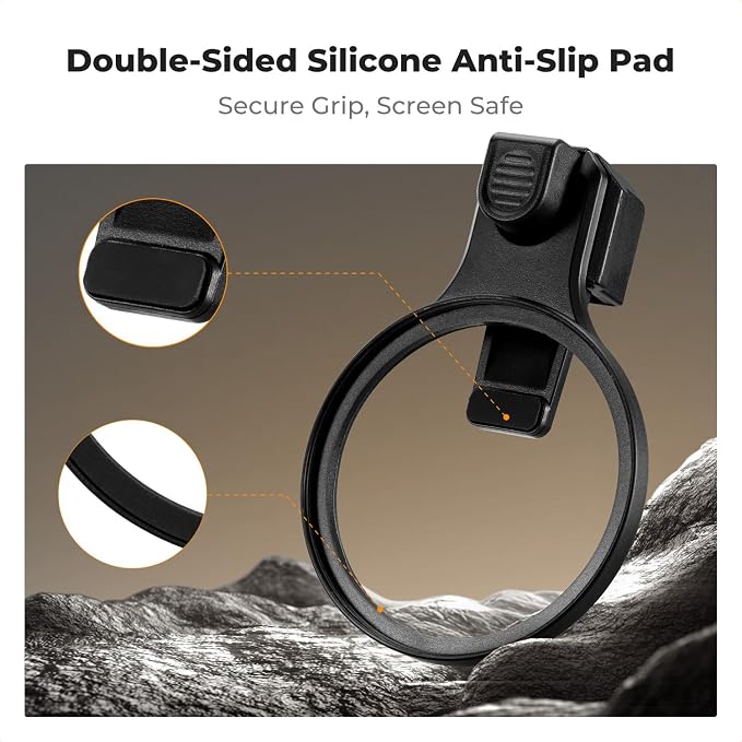 K&F CONCEPT 67mm Press-on Phone Lens Filter Adapter, Compatible - Image 2