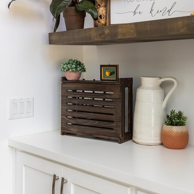Wooden WiFi Router Storage Box - Image 2
