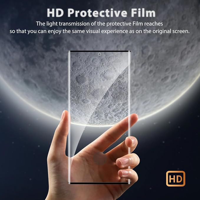 V-PORYADKU 3 Pack for Galaxy S22 Ultra Screen Protector, 9H Tempered Glass - Image 6