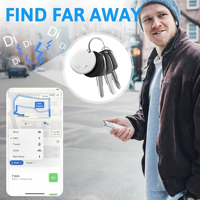 Tracker Tag 4 Packs Bluetooth Tracker, Smart Tag Locator Tracking Device - Image 6