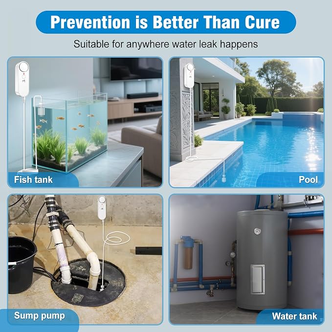 Daytech High / Low Water Level Sensor 100 dB Sump Pump Alarm, Water Level - Image 6