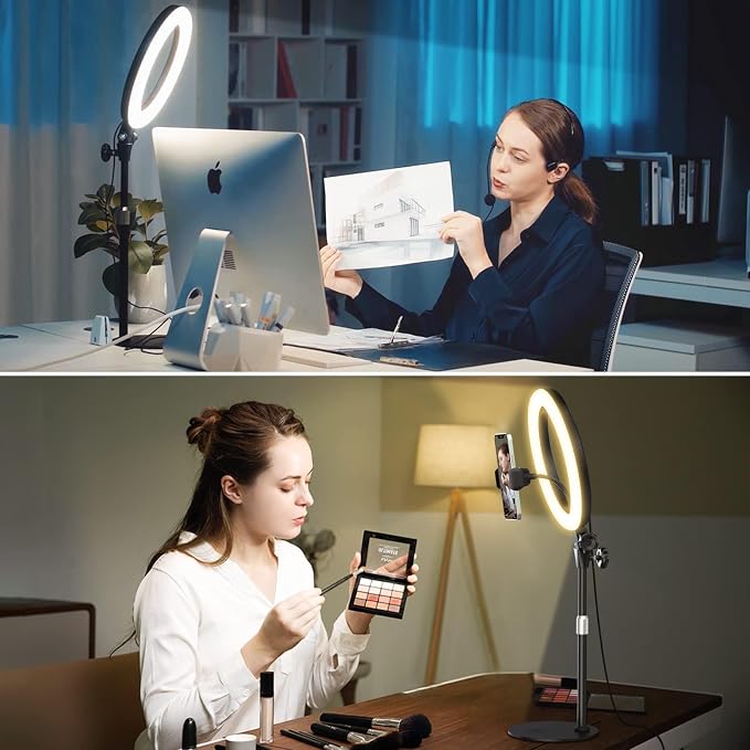 Desk Ring Light with Stand - Image 11