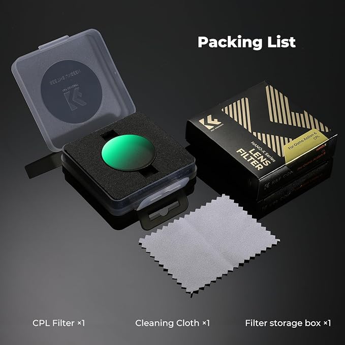 K&F CONCEPT Snap On CPL Filter Compatible - Image 8