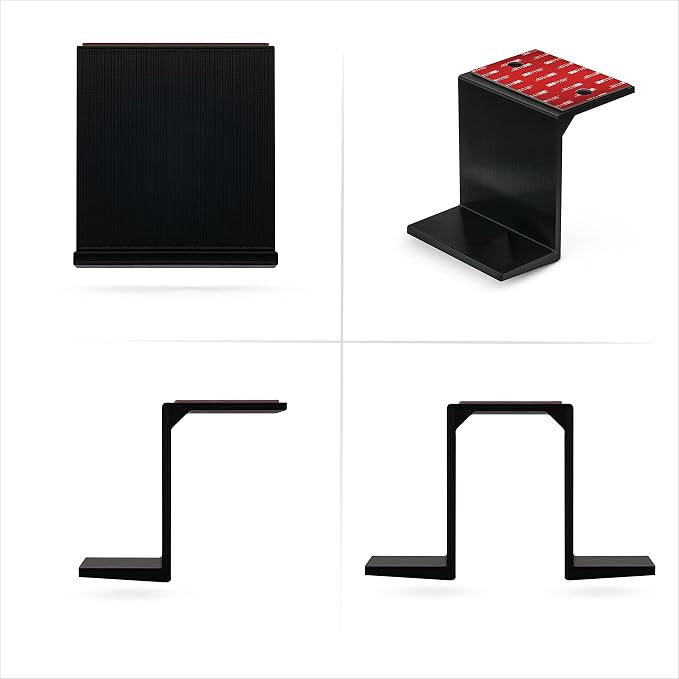 BRAINWAVZ Twin Under Desk Laptop & Device Holder Mount, Adhesive & Screw in - Image 8