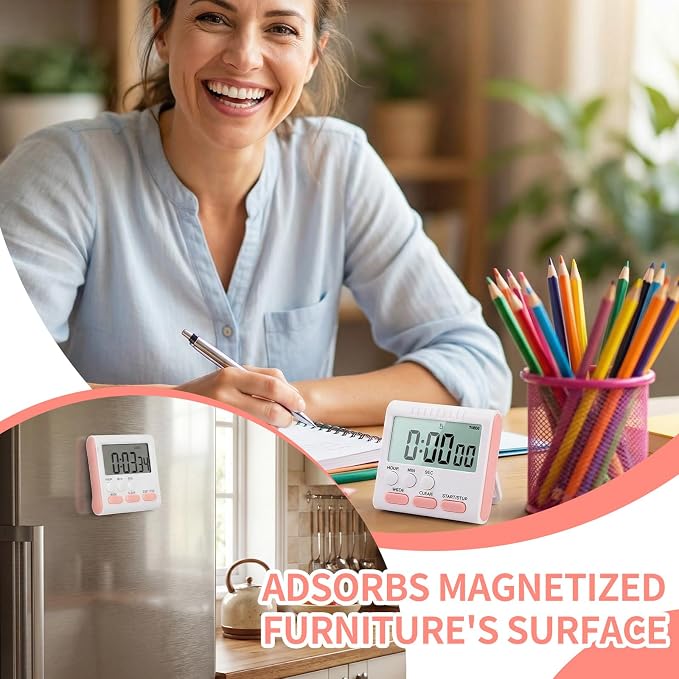 Mudder 3 Pack Digital Kitchen Timer - Image 7