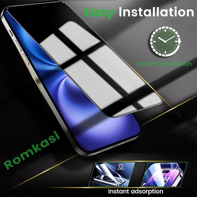 Romkasi 4 Pack Privacy Screen Protector - Image 6