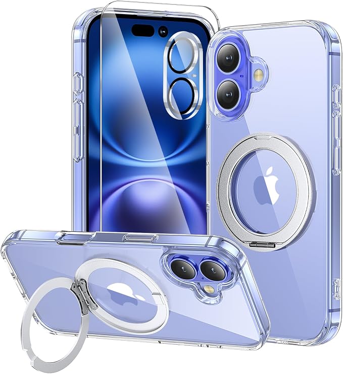 toushion 3 in 1 for iPhone 16 Case Clear by Unknown