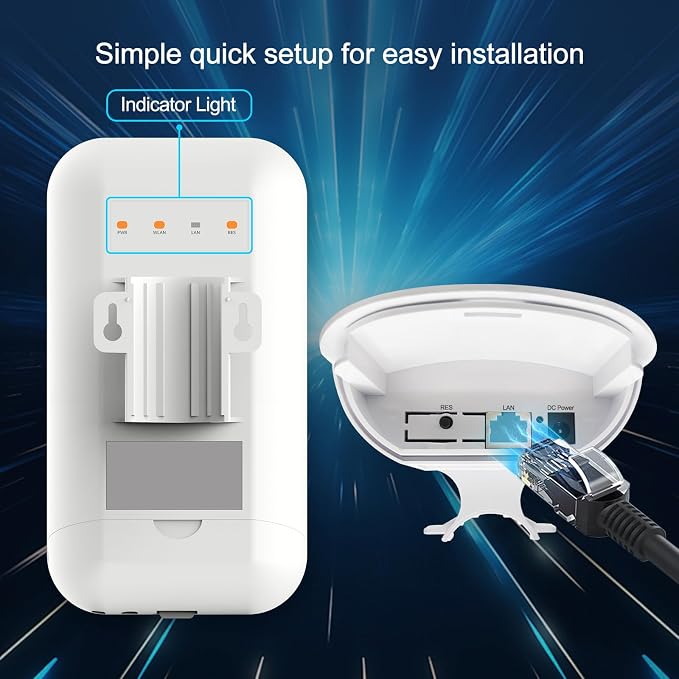 TODAAIR 2025 Outdoor WiFi Extender，IP65 Weatherproof，WiFi Booster and Signal - Image 6