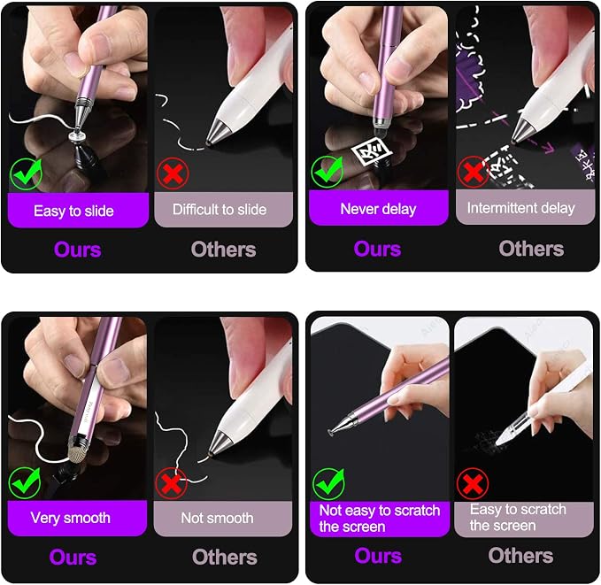 Penyeah 4-in-1 Stylus Pen for Touchscreens, Versatile Capacitive Stylus for - Image 5