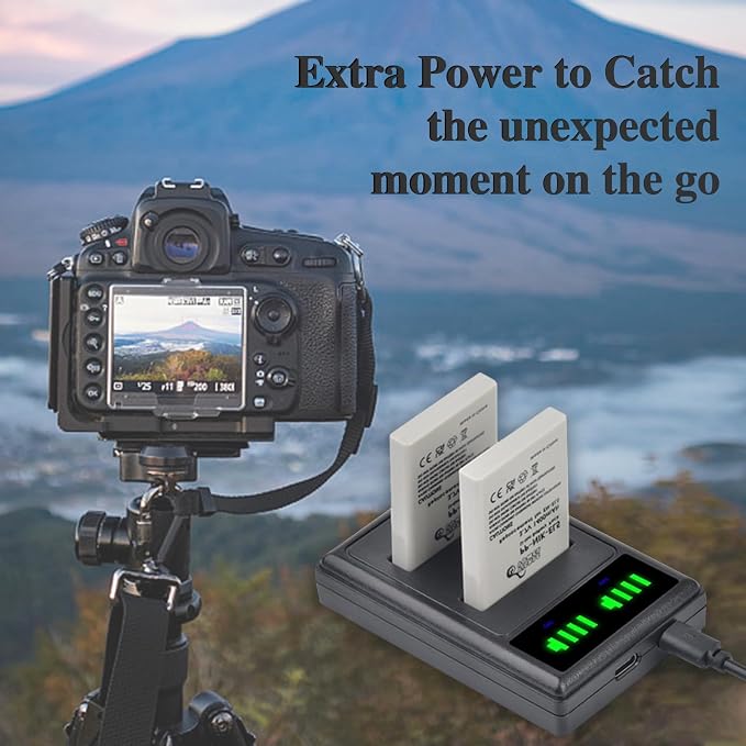 Pickle Power EN-EL5 Battery 2-Pack and LED Dual Charger - Image 7