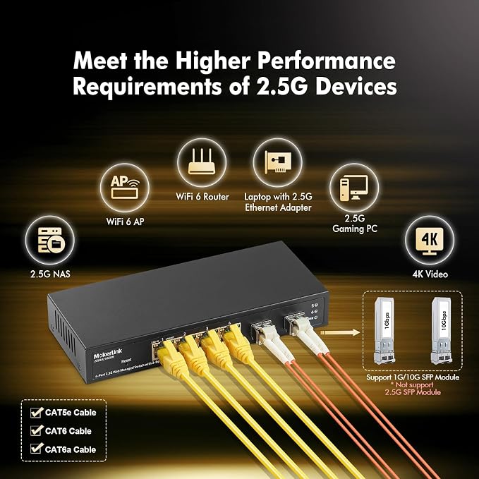 MokerLink 4 Port 2.5G Managed Switch - Image 8