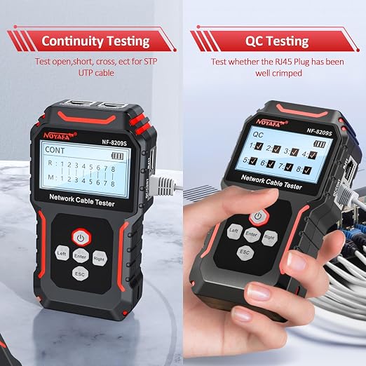 Network Cable Tester NF-8209S, Wire Tracer - Image 3