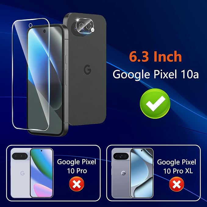 Glass Screen Protector for Google Pixel 10a - Image 2