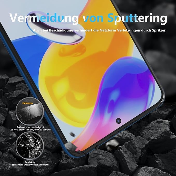 3+2 Pack Tempered Glass for Xiaomi Redmi Note 11 Pro 5G/4G Screen Protector - Image 6
