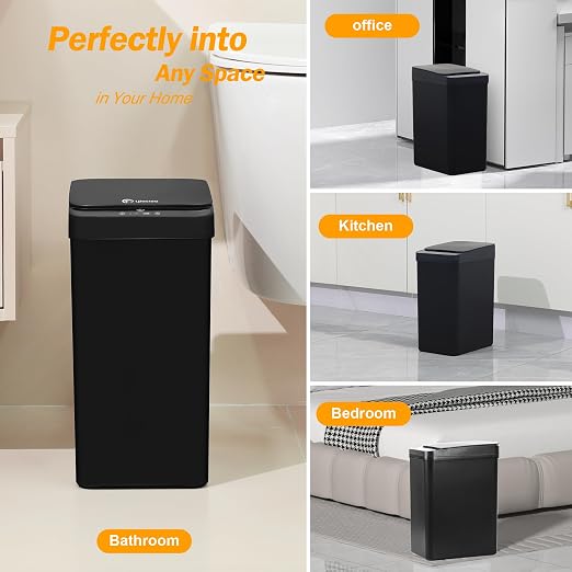 4 Gallon Bathroom Smart Touchless Trash Can - Image 8