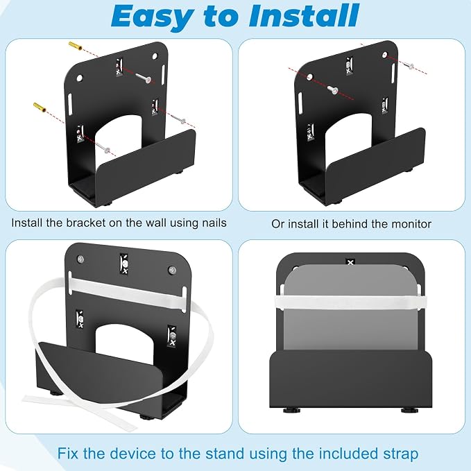 Cable Box Wall Mount, Adjustable Modem Mount Bracket - Image 3