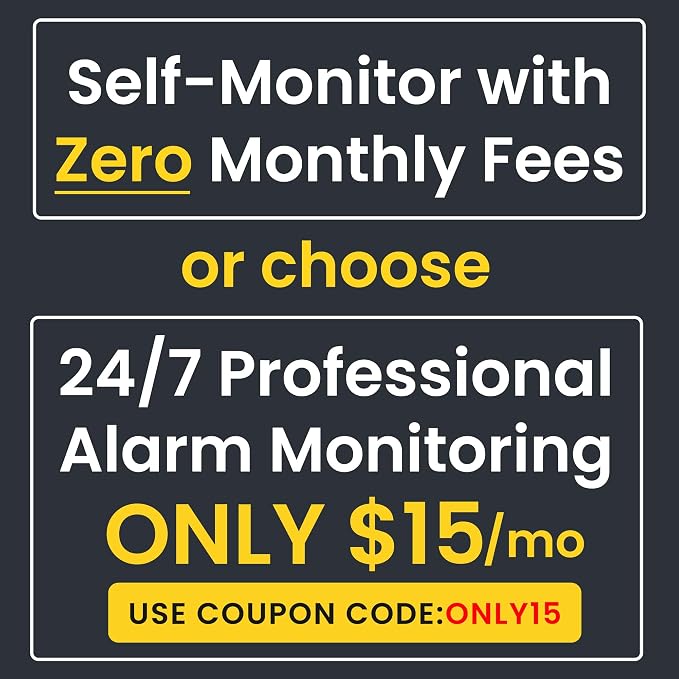 OSI Alarm System Gen 2, Motion & Entry Sensors, Wireless Siren, App & Alexa - Image 2