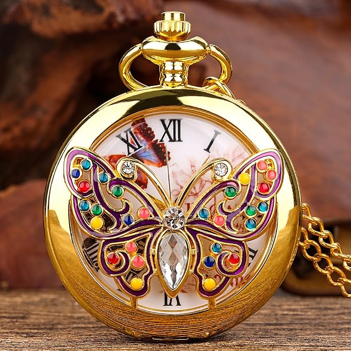Men's Pocket Watch, Arabic Digital Dial Pocket Watches - Image 2