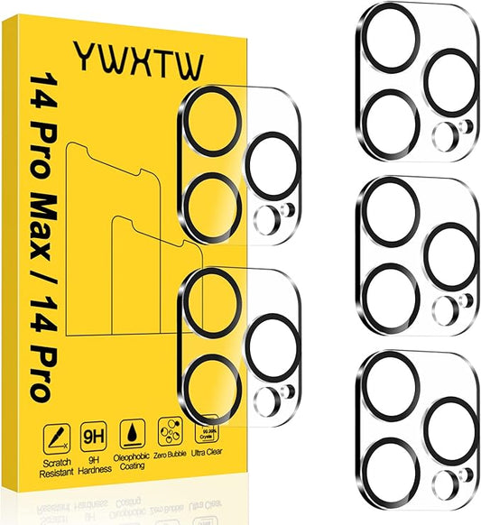 YWXTW [5 Pack Designed for iPhone 14 Pro Max Camera Lens Protector, for iPhone by YWXTW